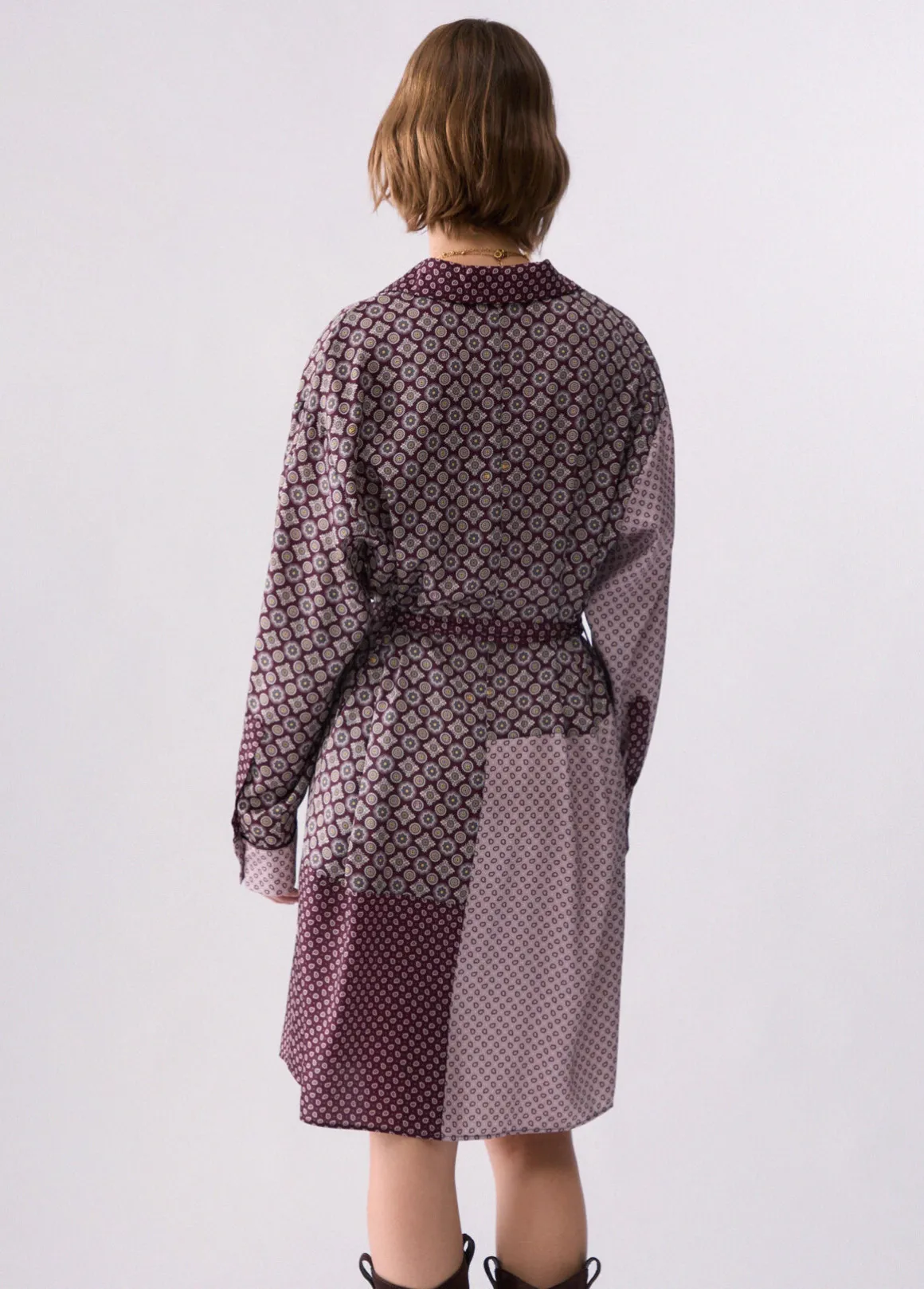 Abito chemisier in twill