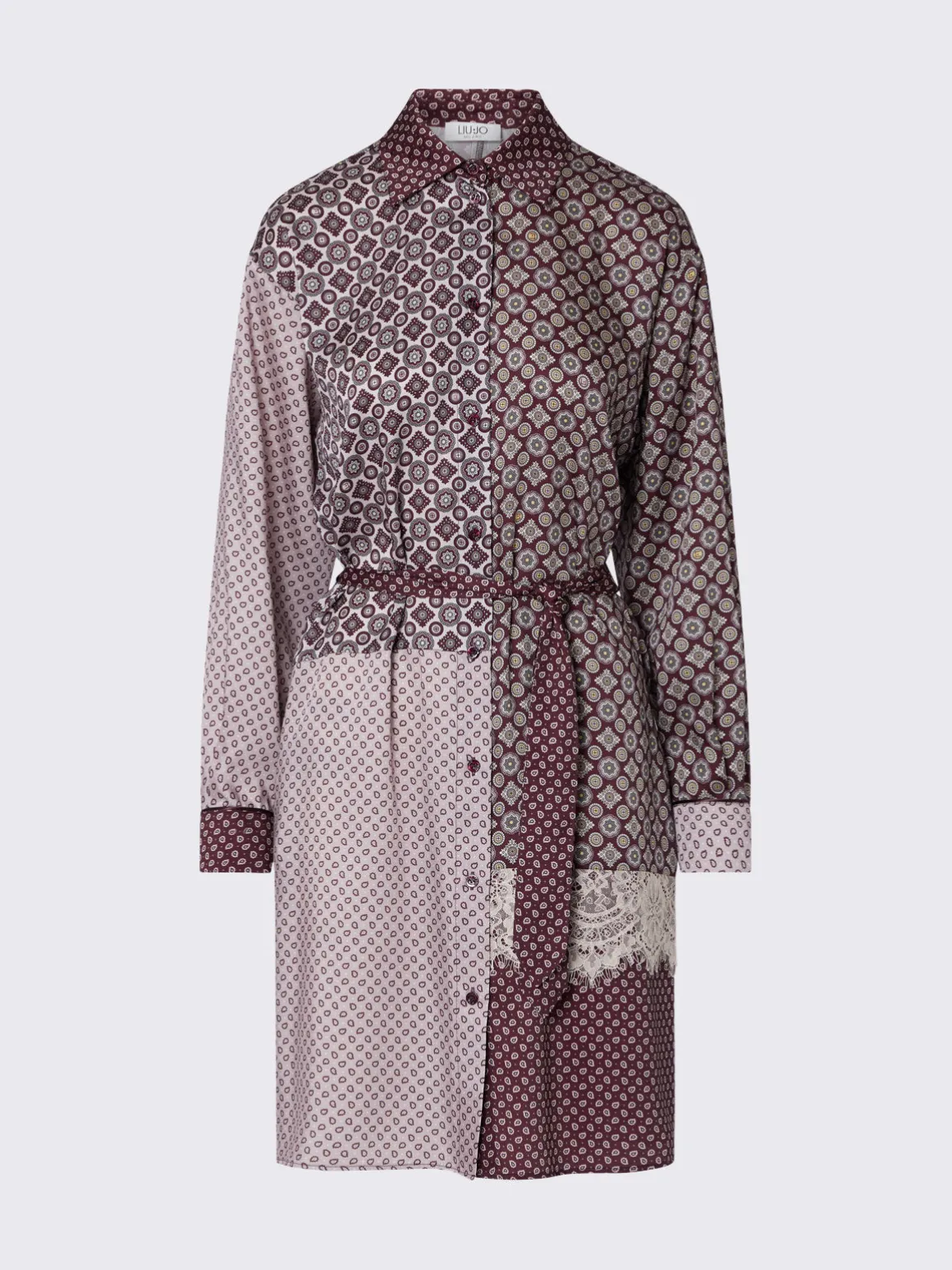 Abito chemisier in twill