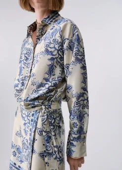 Abito con stampa foulard
