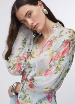 Abito corto a fiori