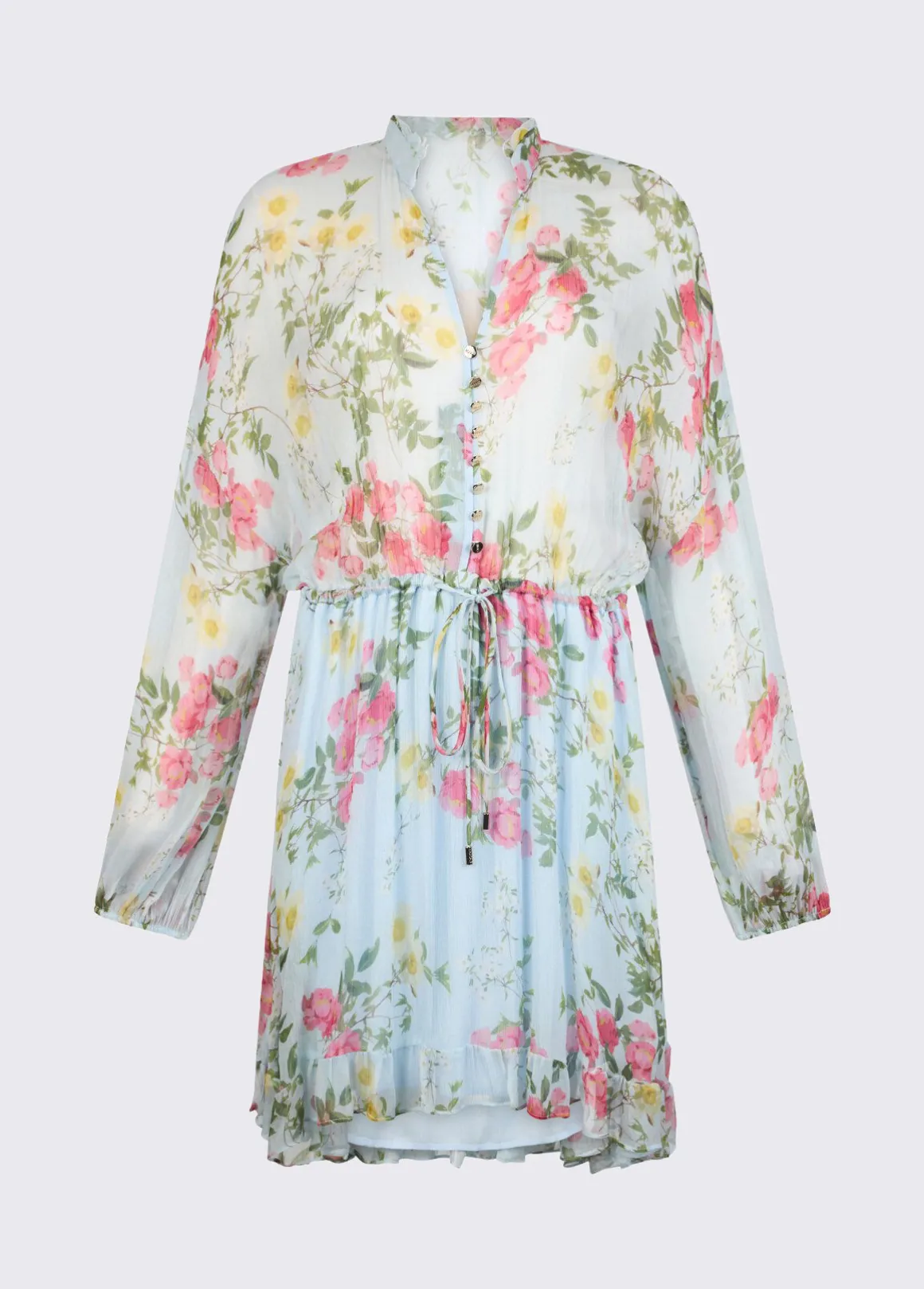 Abito corto a fiori