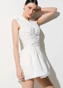 Abito corto con cut-out