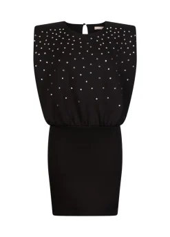 Abito corto con strass