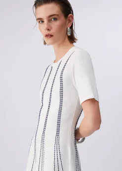 Abito corto in maglia