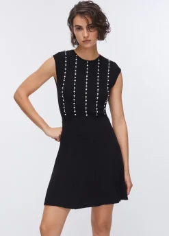 Abito corto in maglia