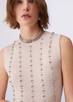 Abito corto in maglia