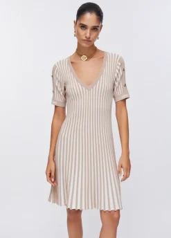 Abito corto in maglia