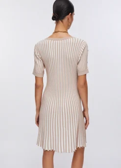 Abito corto in maglia