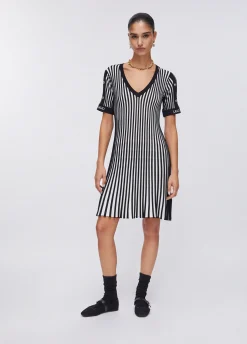 Abito corto in maglia