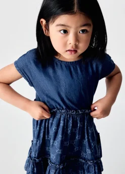 Abito in denim tencel