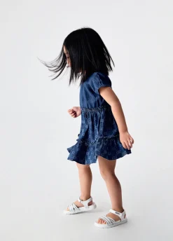 Abito in denim tencel