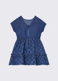 Abito in denim tencel