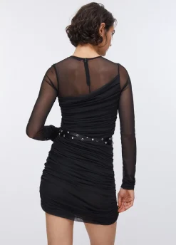 Abito in tulle con ricami gioiello