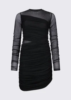 Abito in tulle con ricami gioiello