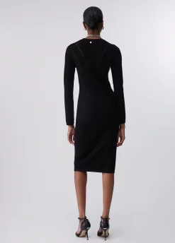 Abito longuette in maglia