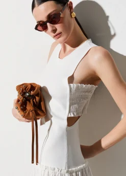 Abito lungo con cut-out