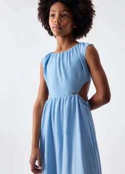 Abito lungo con cut-out