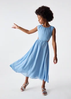 Abito lungo con cut-out