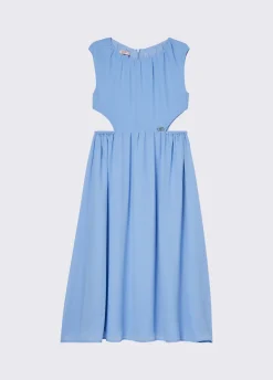 Abito lungo con cut-out