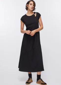 Abito lungo con cut-out