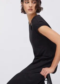 Abito lungo con cut-out