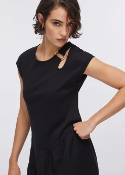Abito lungo con cut-out