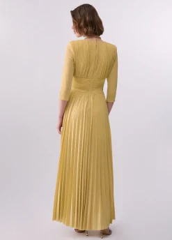 Abito lungo elegante in lurex