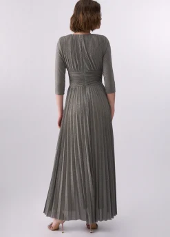 Abito lungo elegante in lurex