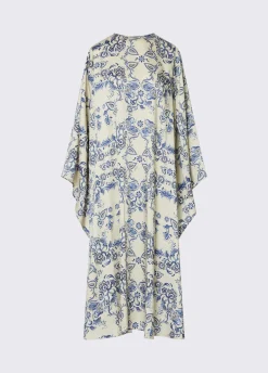 Abito lungo stampa foulard