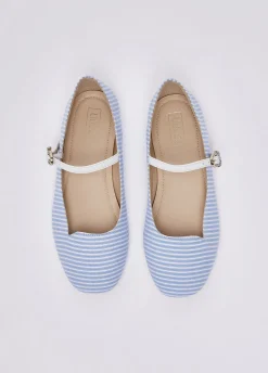 Ballerine a righe
