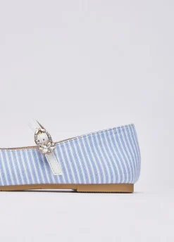 Ballerine a righe