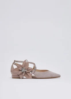 Ballerine con maxi fiore