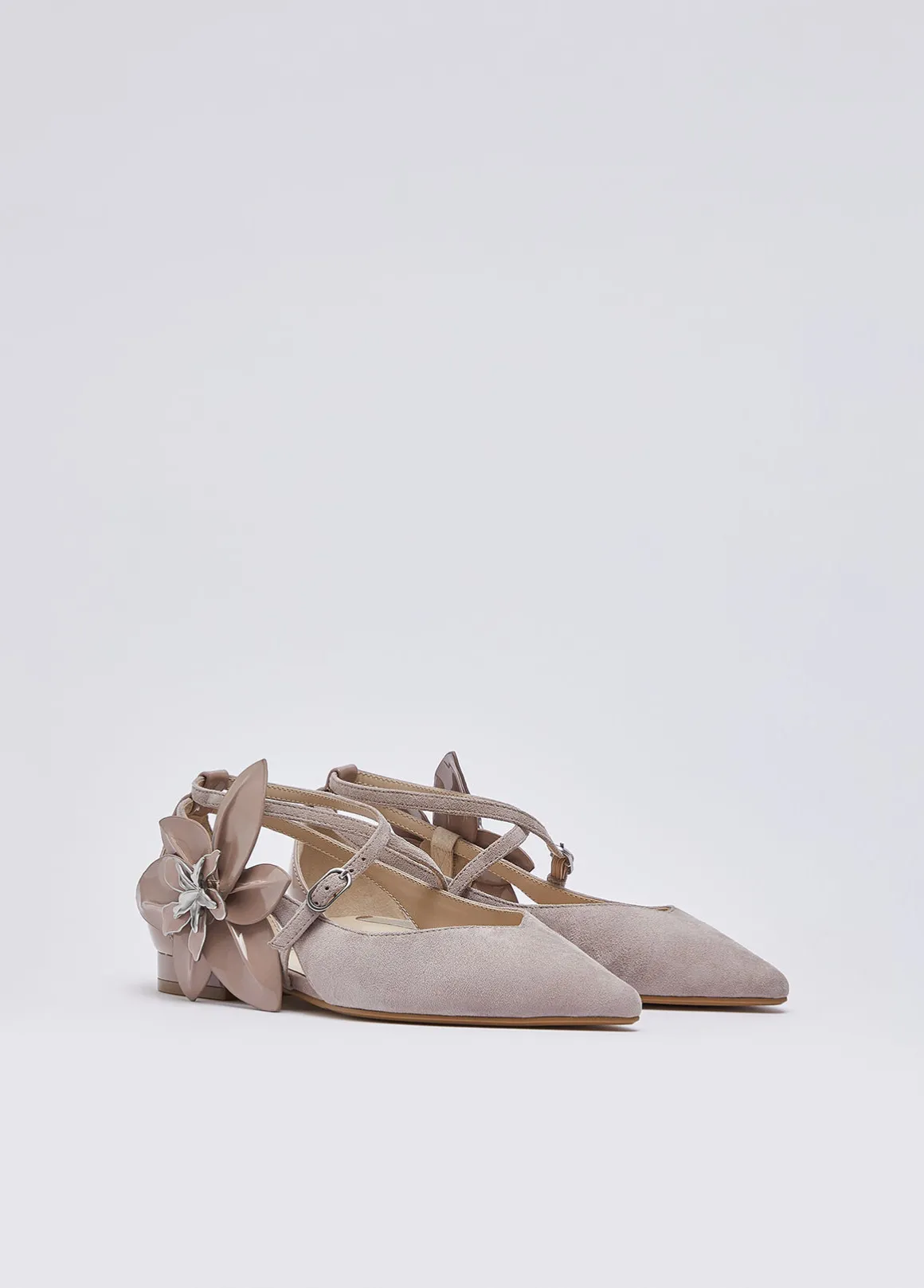 Ballerine con maxi fiore