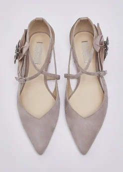 Ballerine con maxi fiore