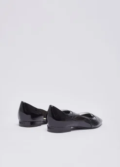 Ballerine in stampa cocco