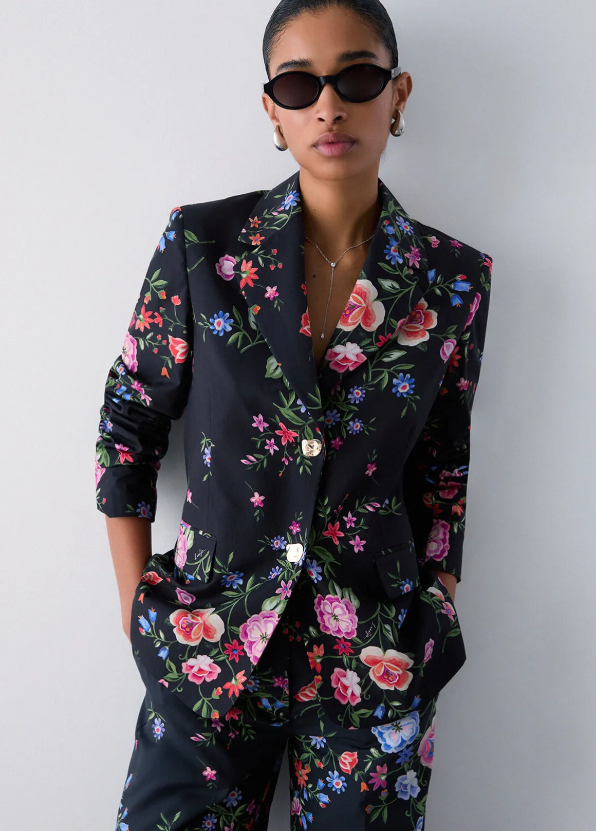Blazer a fiori