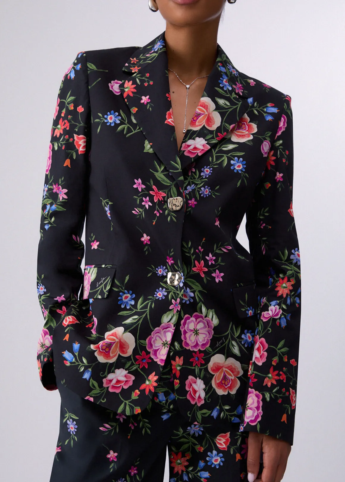 Blazer a fiori