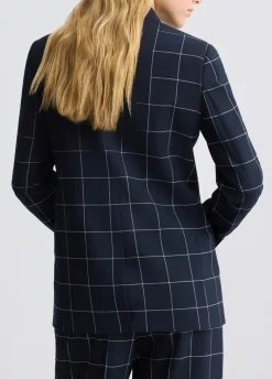 Blazer check doppiopetto