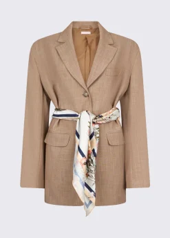Blazer con foulard