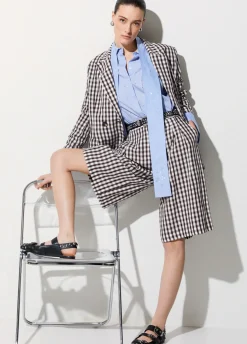 Blazer con sciarpa gioiello