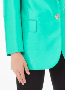 Blazer in shantung