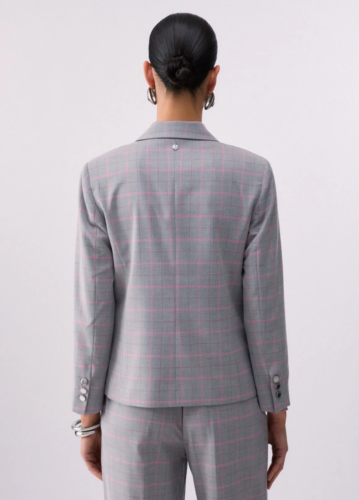 Blazer in tessuto check