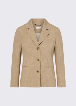 Blazer in tessuto mélange