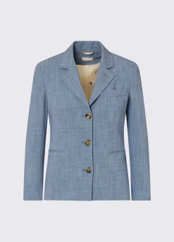 Blazer in tessuto mélange