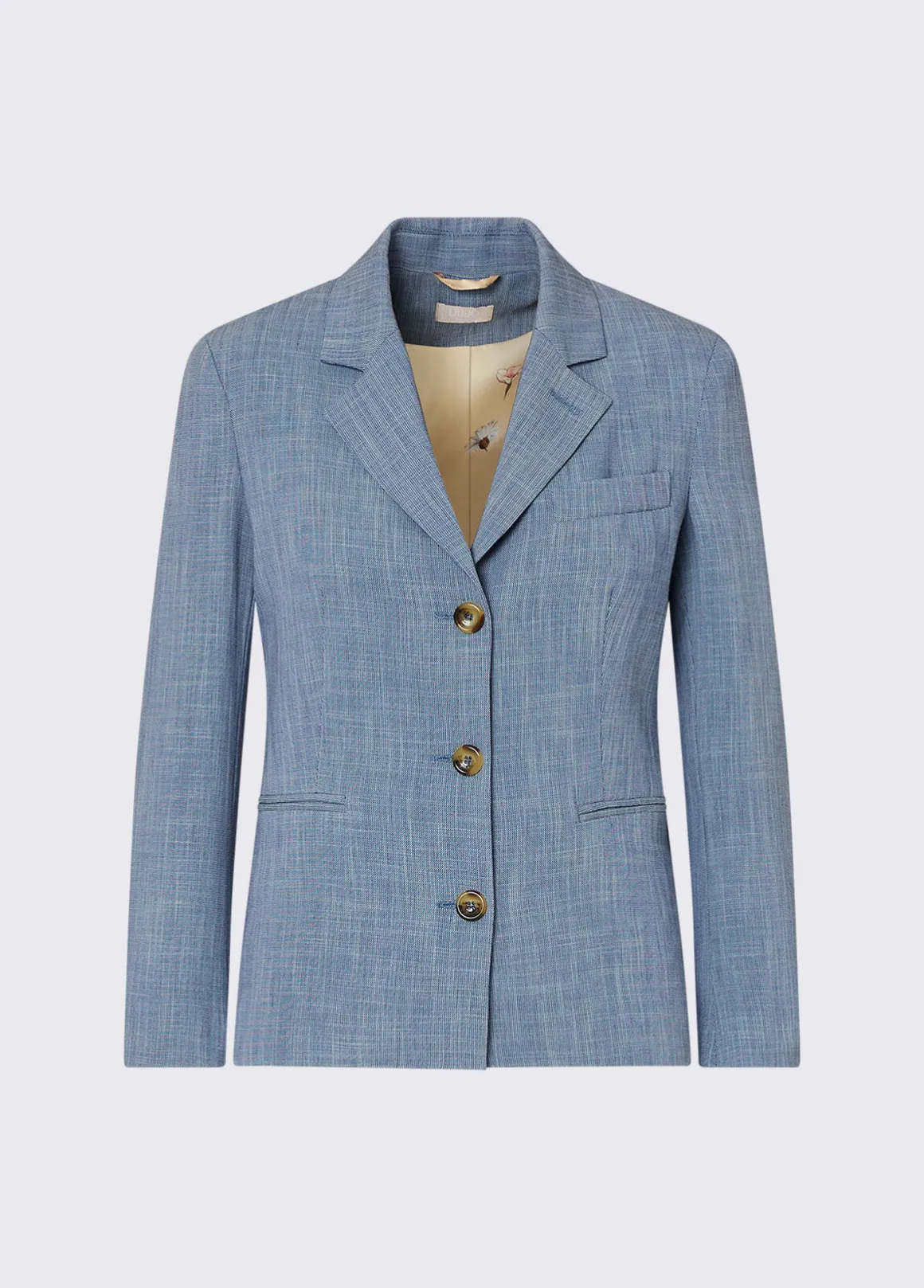 Blazer in tessuto mélange