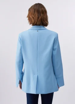 Blazer regular fit con pochette
