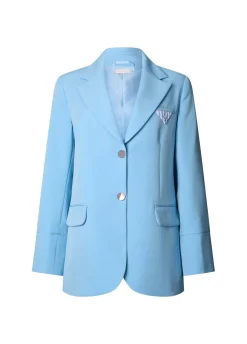 Blazer regular fit con pochette