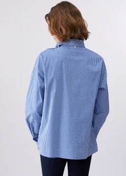 Blusa con maxi fiocco