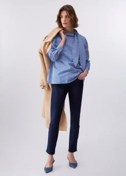 Blusa con maxi fiocco