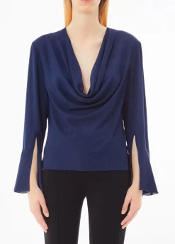 Blusa in georgette